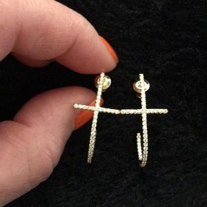Cross earrings